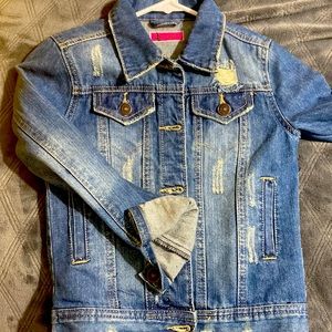 Jean jacket. Kids size S.  Excellent condition